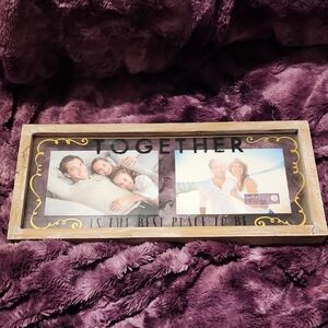 Wood Framed Together Is The Best Place To Be Saying